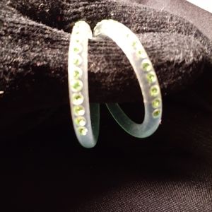 Fashion Light Green Acrylic Earrings